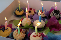 Birthday cupcakes