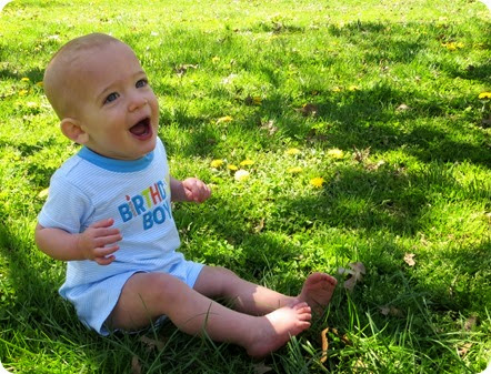 Twins One Year Portraits