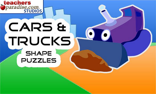 Cars and Trucks Shape Puzzles