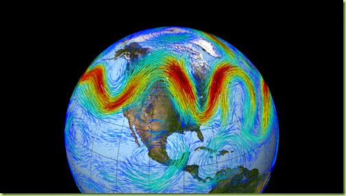 wavy northern hemisphere jet stream