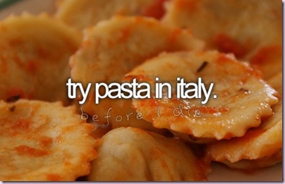 pasta in italy