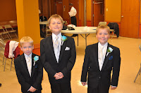 Cousin Michael, Josh and Andrew looking good!