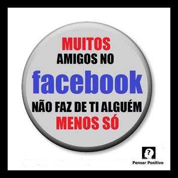 sozinho no facebook