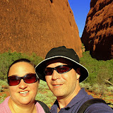 Fighting The Blazing Sun At Walpa Gorge in Kata Tjuta - Yulara, Australia