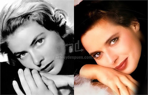 Ingrid Bergman e Isabella Rossellini Mother and Daughter