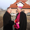 Ordynariusz Tarnowski w nowym kościele w Gnojniku