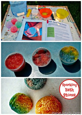 DIY Sparkling Bath Stones DIY Sparkling Bath Stones