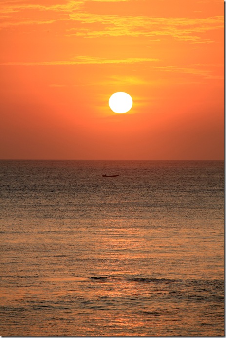 Sailing off into the sunset!