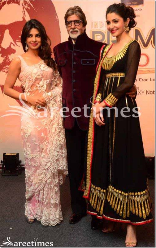 Priyanka_Chopra_Pink_Embrodery_Net_Saree