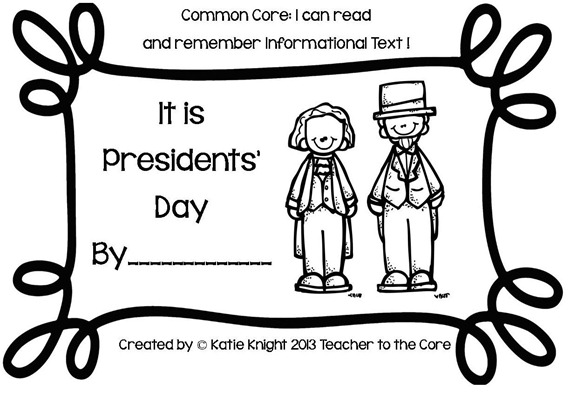 Presdient's Day mini book & graph1b