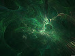 Green Witch Abstract Design