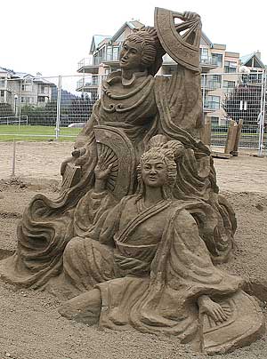 SAND CASTLES competition in Oregon