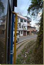 TT Train running along road