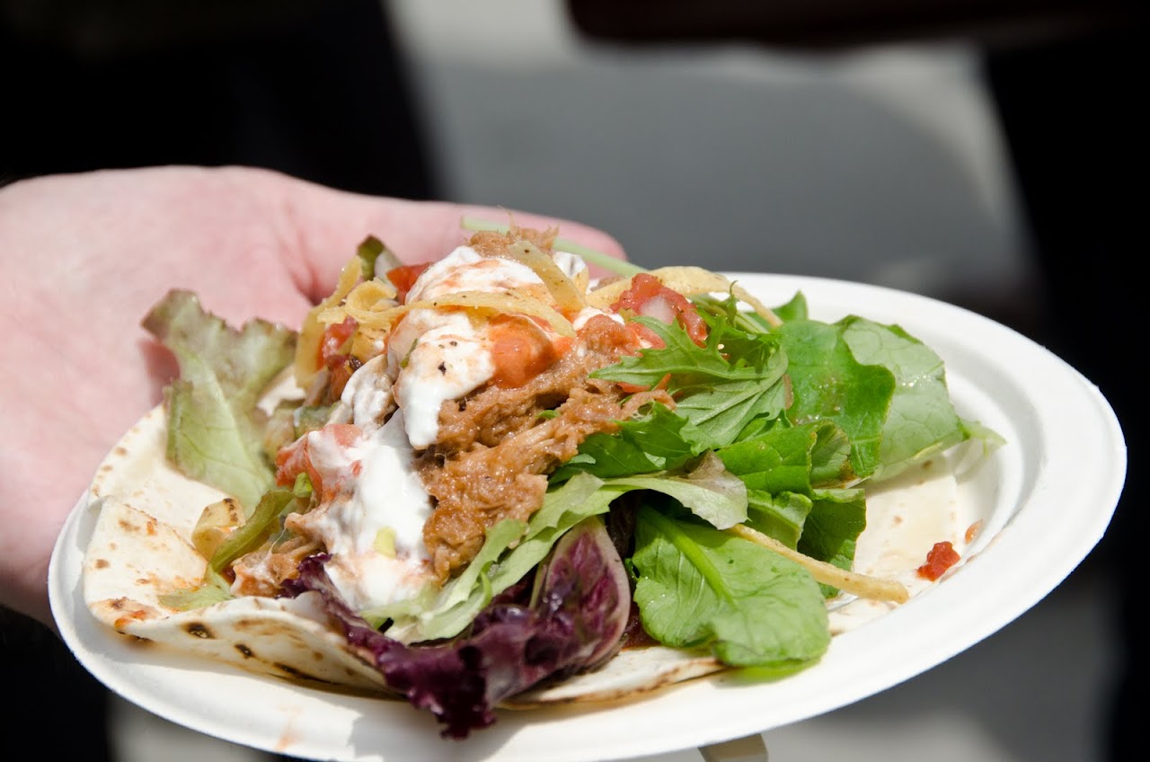 Pulled pork taco
