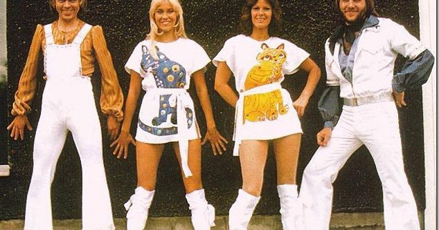 Homemade ABBA costume - All Halloween