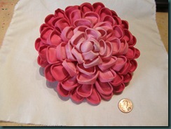 Camellia brooch - 5.5 inch size