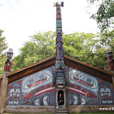 Longhouse - Bight Totem Park, Ketchikan, Alaska, EUA