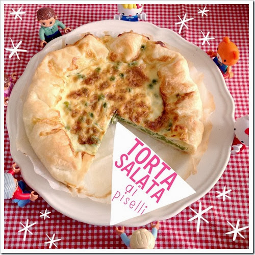 torta salata ai piselli torta salata ai piselli