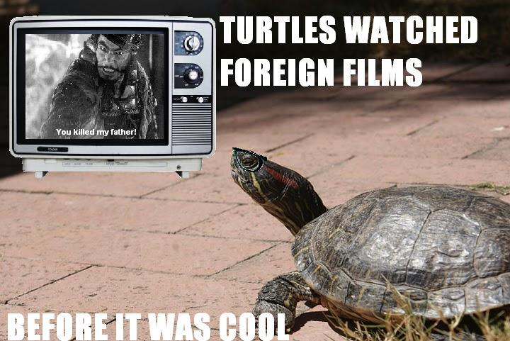 Turtles watched foreign films before it was cool