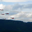 Patrouille Suisse performing the Tunnel maneuver