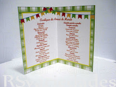 Menu médio
    : R$3,00 unid (min. 30 unids).
    : Medidas - 20x14 cm.
    : Impresso em papel cartão 240 grs.