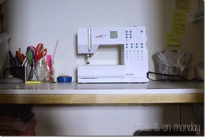 A Practical & Affordable Craft Closet @ Made it on Monday A Practical & Affordable Craft Closet @ Made it on Monday