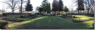 Sunken Garden in Longview, Washington on December 17, 2005