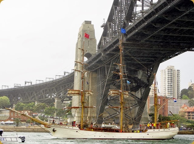 IFR - Tall Ships entering Sydney Harbour