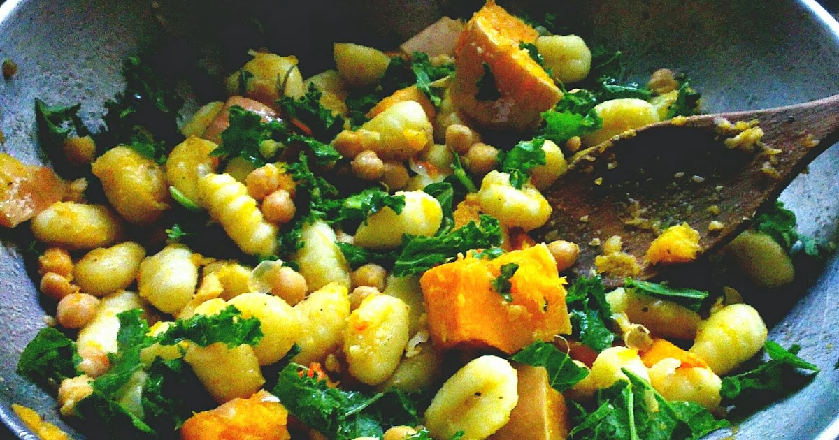 Squash, Chickpea and Kale Gnocchi Euphoric Vegan