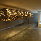 Nice sculture in our floor's elevator lobby