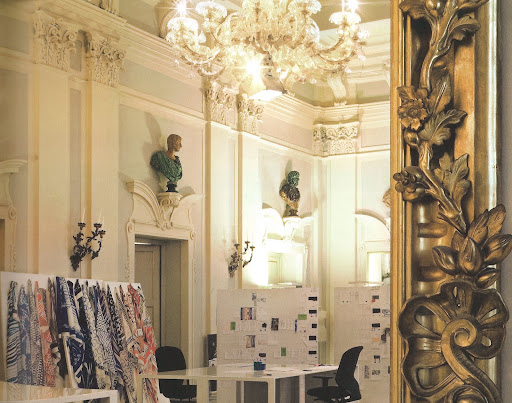 The Sala Bianca in Palazzo Pucci...such a wonderful work space.