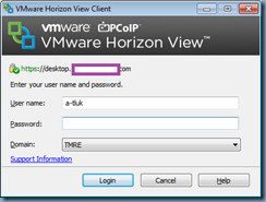 vmware horizon view client does not connect