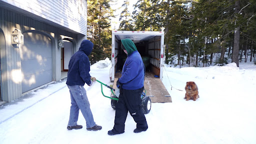 Yes, they're using all the right equipment for moving.
