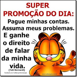 Mensagem do Dia - Garfield