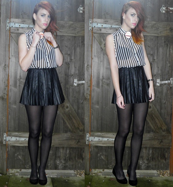 PRIMARK LEATHER SKIRT