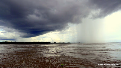 Rain up ahead on the Amazon