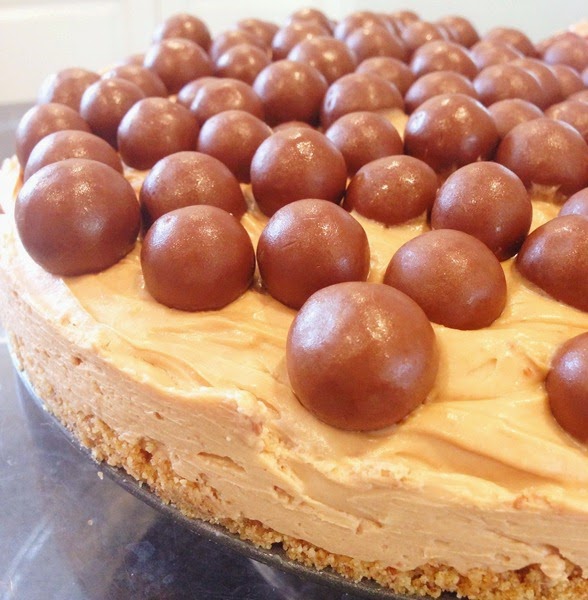 Toblerone and Malteser Cheesecake - Thermomix Recipe