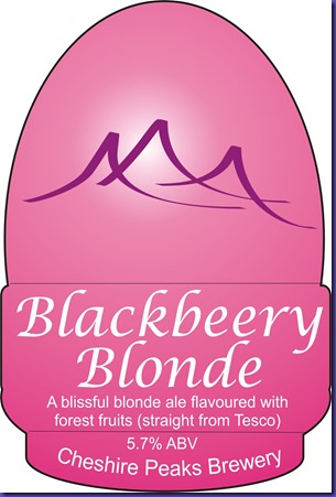 Blackberry Blonde Bottle Label