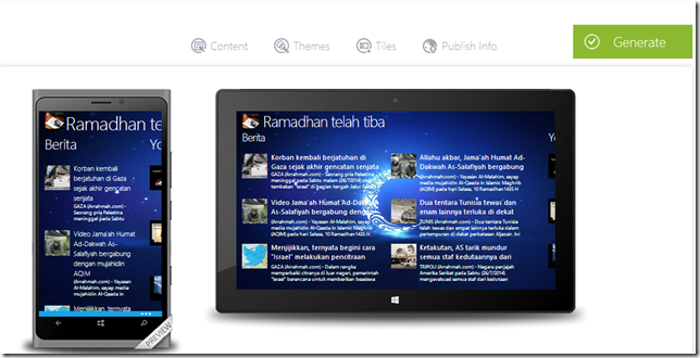 Publish Info dan Finish Publish Info dan Finish