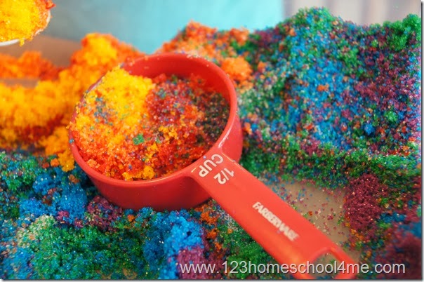 Homemade Sand produces vibrant, bold colors Homemade Sand produces vibrant, bold colors