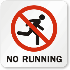 No-Running No-Running