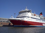 Liner at Helsinki seaport Liner at Helsinki seaport