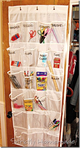 Organized School Supplies 2