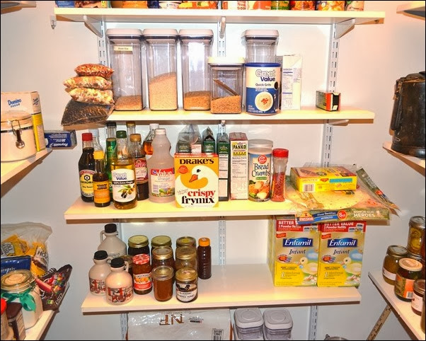 organized pantry cooking