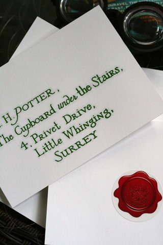 Harry Potter Envelope