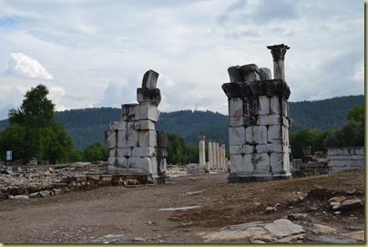 Stratonikeia Colonaded Street archway from outsde