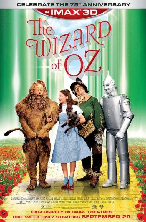 The Wizard of Oz 75th Anniversary 3D IMAX Poster