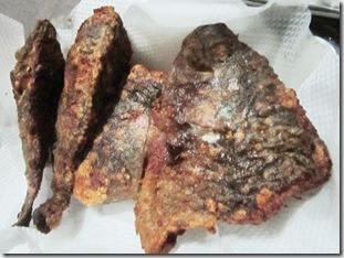 fried tilapia, 240baon