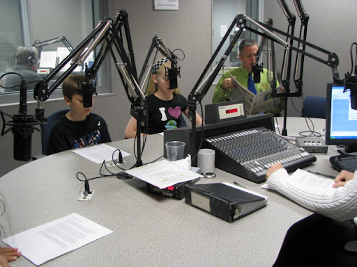 Another view of the Rountree students at KSMU