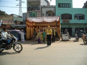 Standing in Road